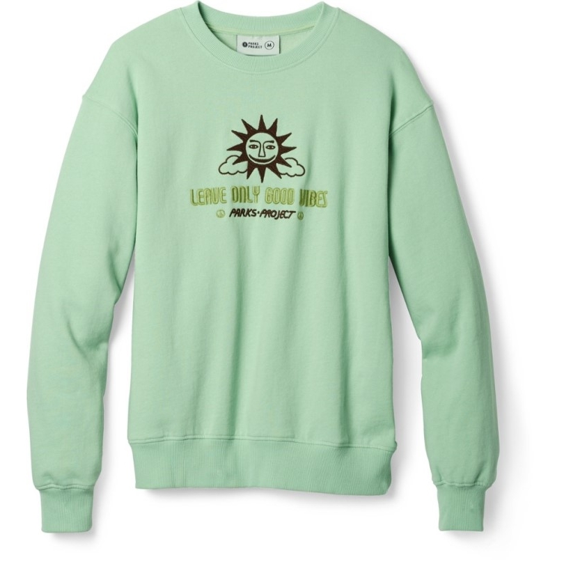 Parks Project Leave Only Good Vibes Crew Sweatshirt Damen Grün Rei Coop