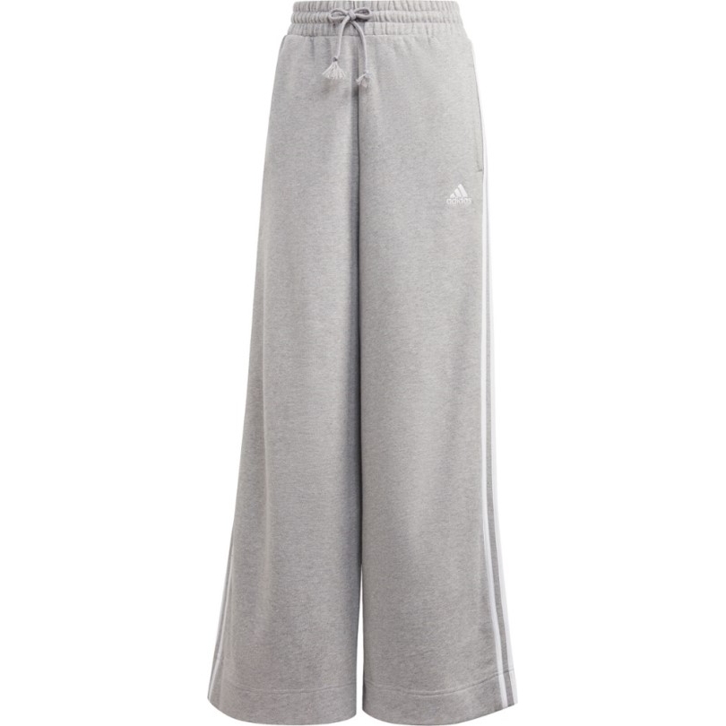 Adidas 3-Streifen-Hose Mit Weitem Bein Damen Rei Coop Grau