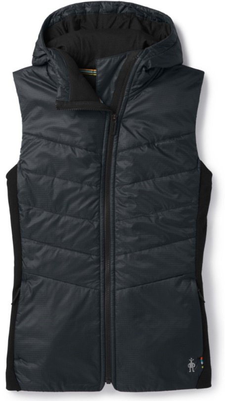 Rei Coop Schwarz Smartwool Smartloft Hoodie Weste Damen