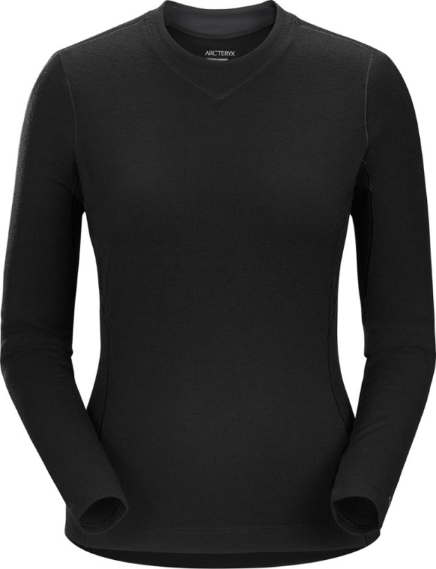 Rei Coop Arc'teryx Rho Langärmliges Unterhemd Aus Wolle Damen Schwarz