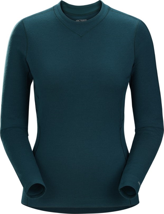 Labyrinth Rei Co-op Arc'teryx Rho Langärmliges Rundes Unterhemd Aus Wolle Damen