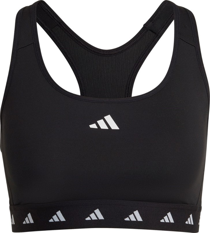 Adidas Powerreact Training Sport-BH Mit Mittlerem Halt A-C Cup Schwarz Rei Coop