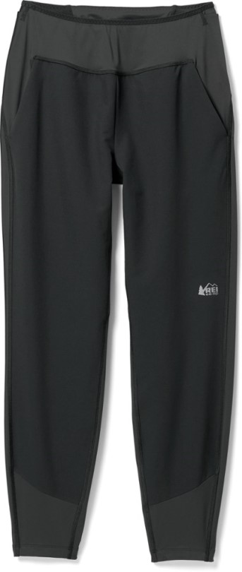 Schwarze Rei Coop Swiftland Hybrid Laufhose Damen