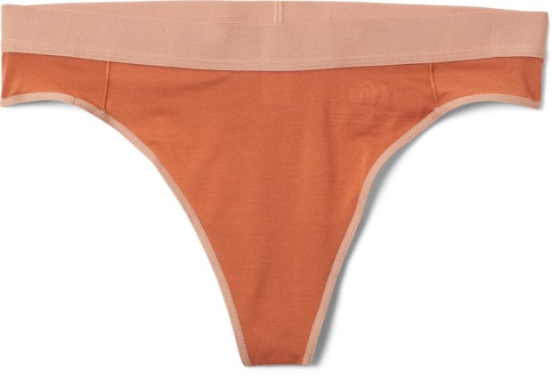 Rost Marsala Rei Coop Merino Tanga Unterwäsche Damen