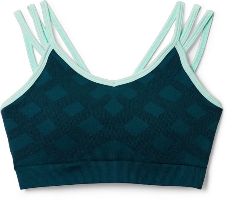 Rei Co-op Blau Smartwool Nahtloser Träger-BH