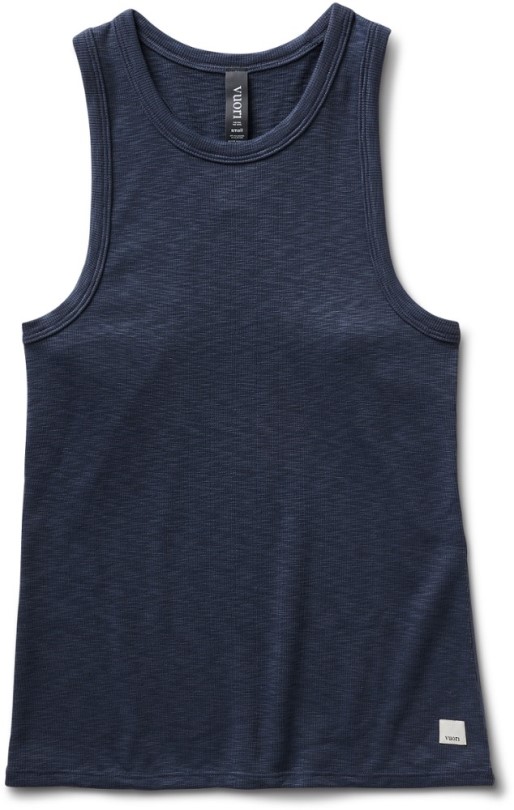 Rei Coop Azurblaues Vuori Sunrise Hochgeschlossenes Tanktop Damen