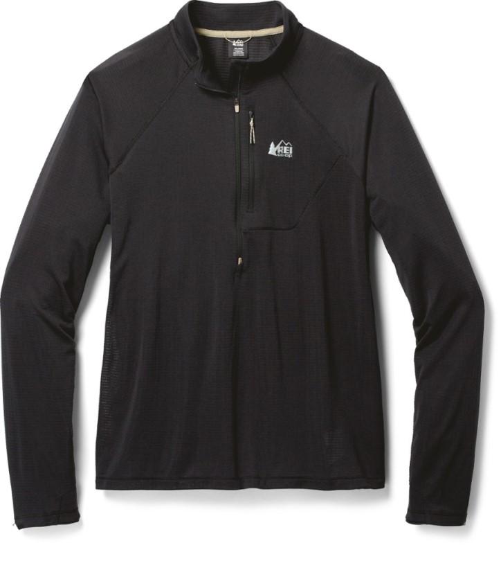 Schwarzer Rei Co-op Swiftland Laufpullover Mit Halbem Reißverschluss Damen Große Größen