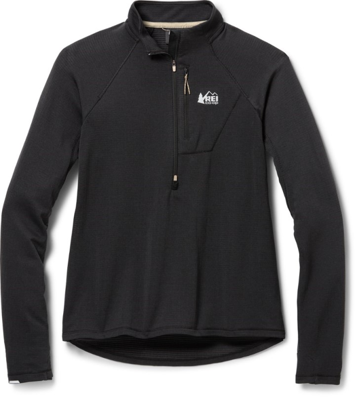Schwarz Rei Coop Swiftland Laufpullover Mit Halbem Reißverschluss Damen
