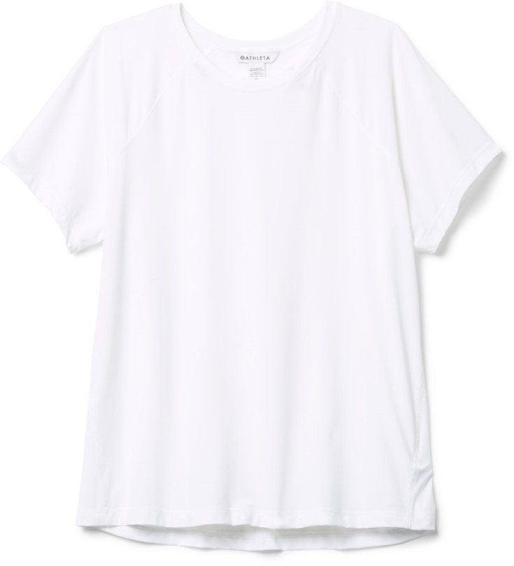 Rei Co-op Athleta Ultimate Train T-Shirt Damen Übergrößen Weiß