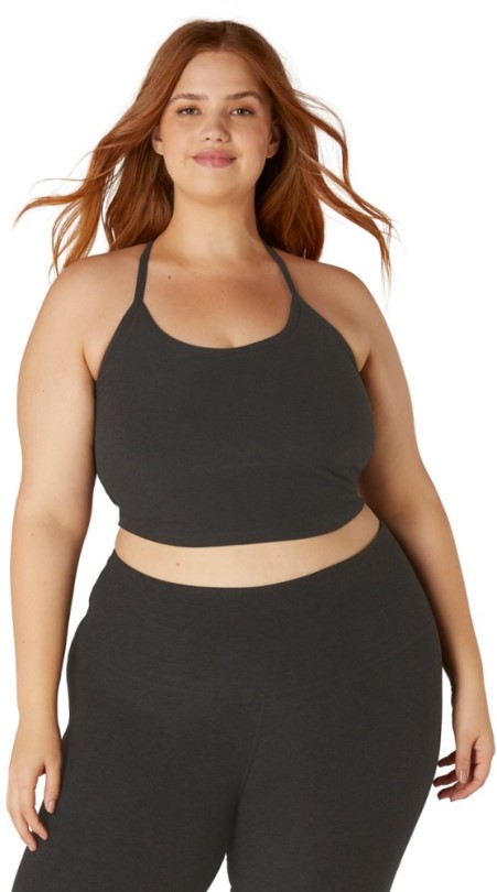 Darkest Night Yoga Spacedye Slim Racerback Cropped Tank Top Damen Übergrößen Rei Co-op