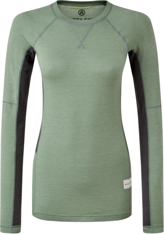 Artilect Flatiron 185 Baselayer Rundes Top Damen Sea Spray-ash Rei Coop