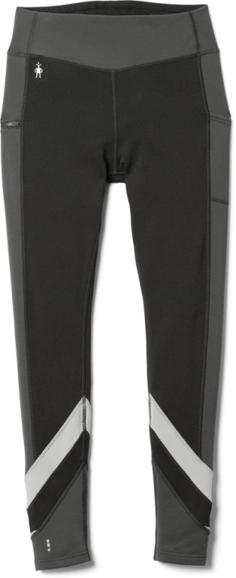 Smartwool Merino Sport Fleece Colorblock Strumpfhose Damen Schwarz Rei Coop