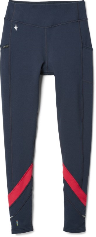Rei Coop Navy Smartwool Merino Sport Fleece Colorblock Strumpfhose Damen