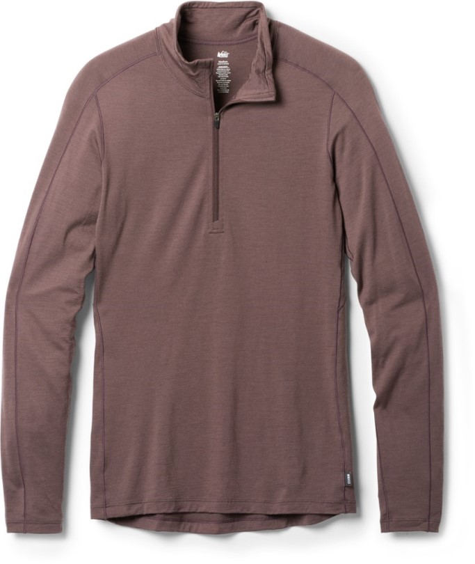 Briarsmoke Rei Coop Merino 185 Langärmliges Unterhemd Mit Halbem Reißverschluss Für Damen