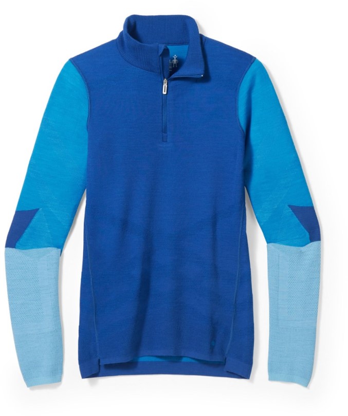 Smartwool Intraknit Thermal Merino Oberteil Mit Viertelreißverschluss Damen Blau Rei Co-op