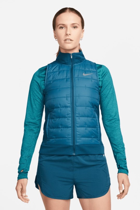 Rei Co-op Nike Therma-fit Laufweste Mit Synthetischer Füllung Damen Blau