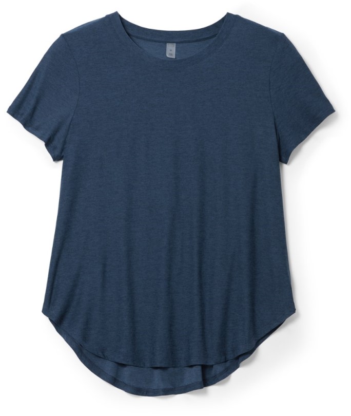 Beyond Yoga On The Down Low T-shirt Damen Rei Coop Navy