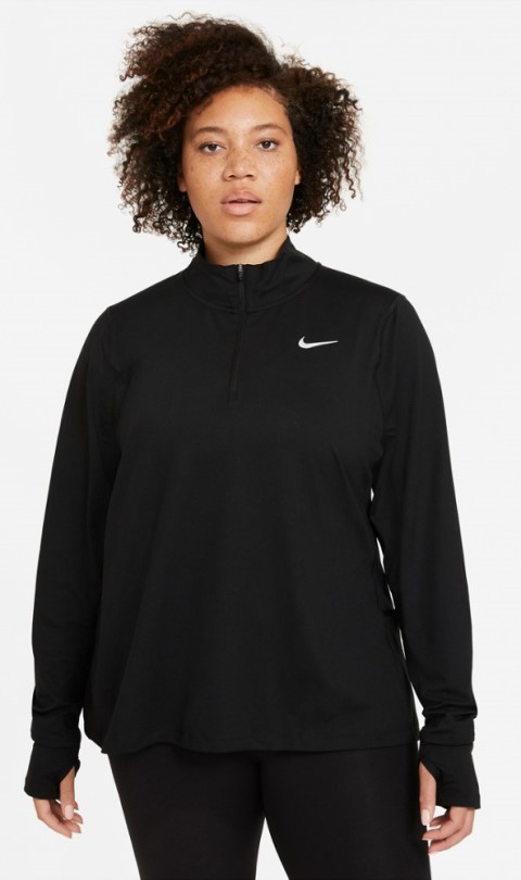 Rei Coop Schwarz Nike Element Laufoberteil Mit Halbem Reißverschluss Damen Plus Größen