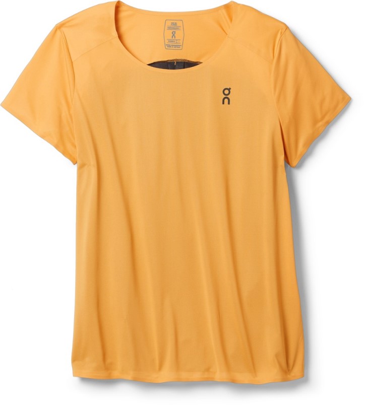 On Performance-t-shirt Damen Rei Coop Schwarz