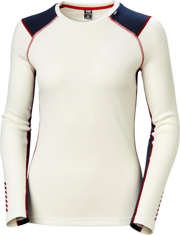Off White Helly Hansen Lifa Merino Midweight Baselayer Crew Top Damen Rei Coop