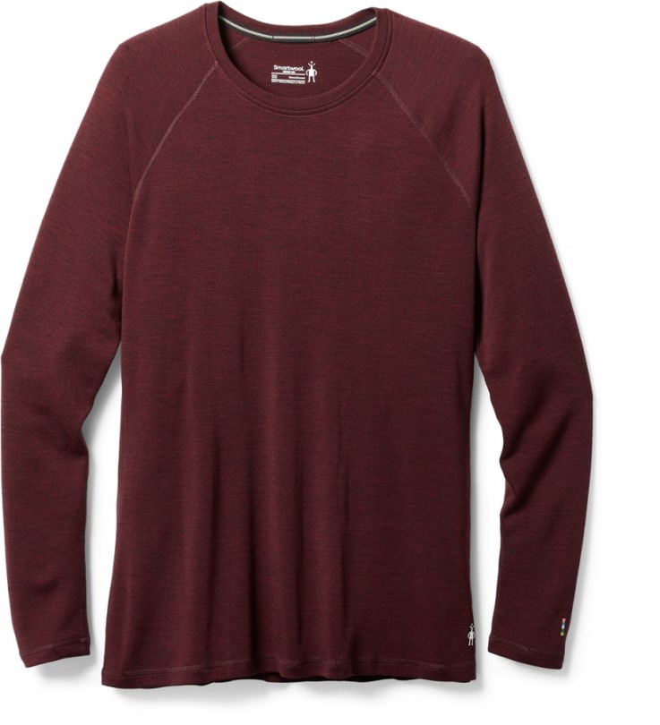 Schwarzes Smartwool Classic Thermal Merino Crew Unterhemd Damen Rei Coop