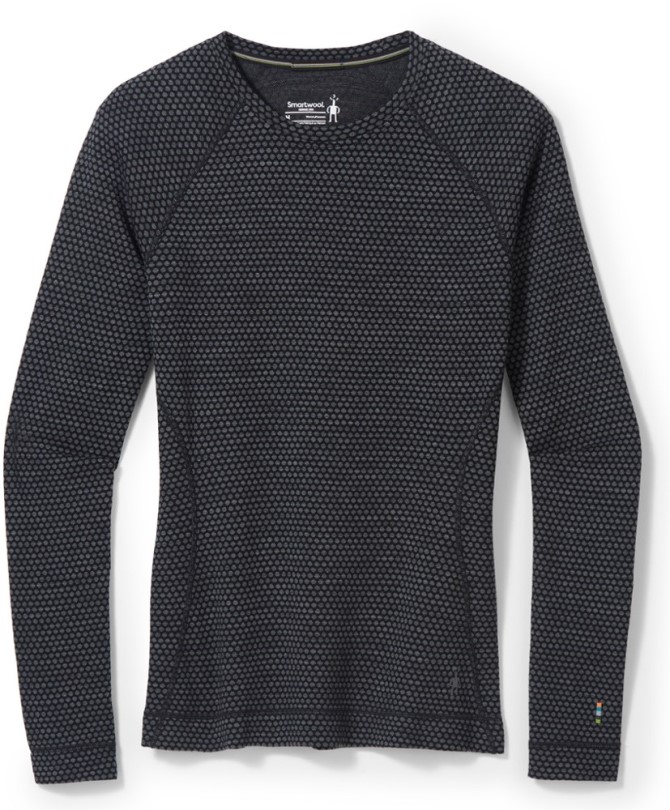 Smartwool Classic Thermal Merino Crew Base Layer Top Damen Rei Coop Black Dot