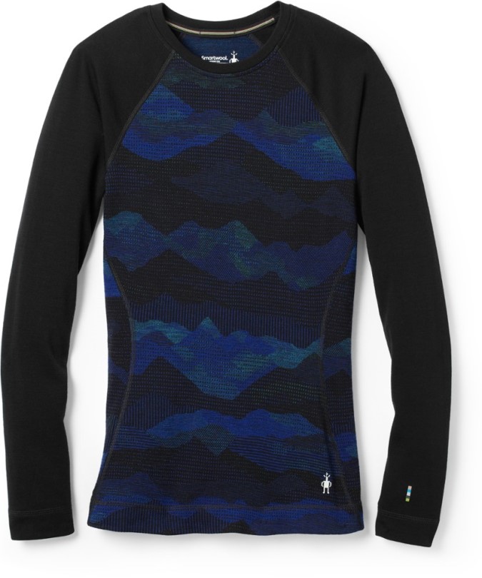 Blue Rei Coop Smartwool Classic Thermal Merino Crew Base Layer Top Damen