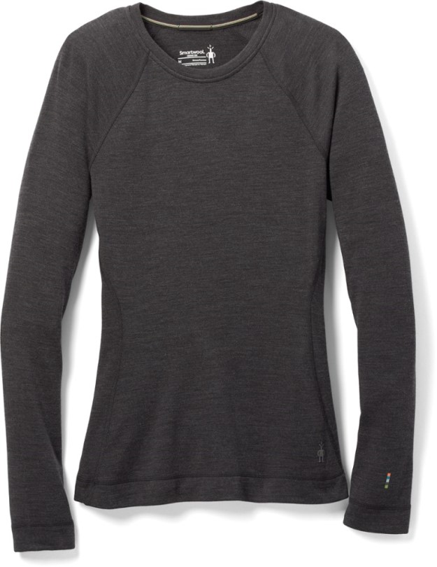Charcoal Smartwool Classic Thermal Merino Crew Base Layer Top Damen Rei Co-op