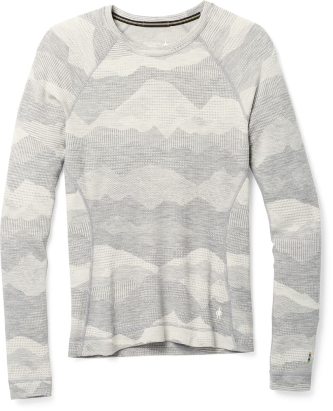 Grey Mountain Scape Smartwool Classic Thermal Merino Crew Baselayer Top Damen Rei Coop