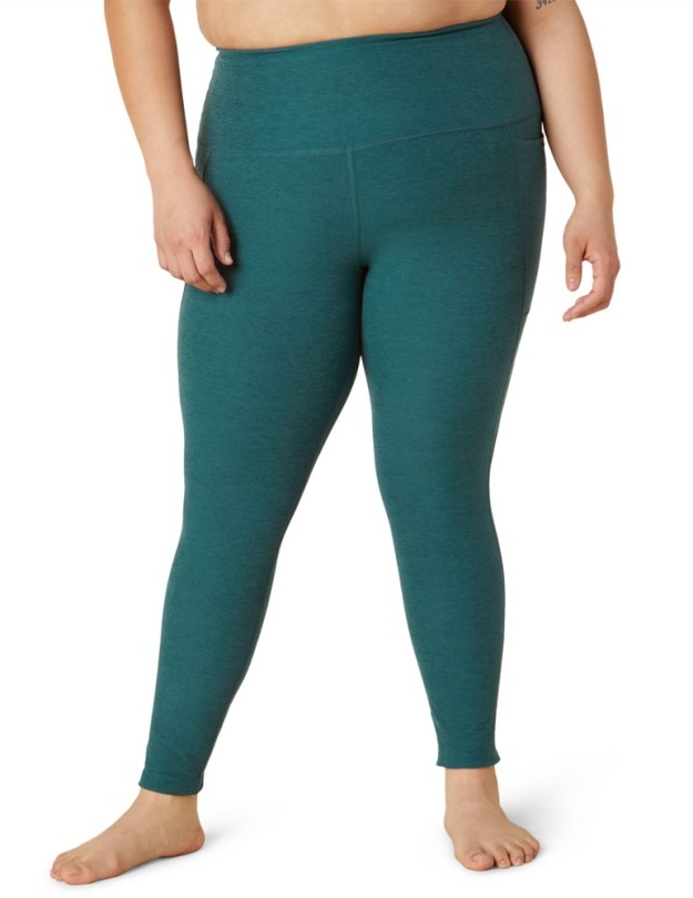 Sea ​​rei Co-op Yoga Spacedye Aus Der Tasche Hoch Taillierte Midi Leggings Frauen Plus Größen