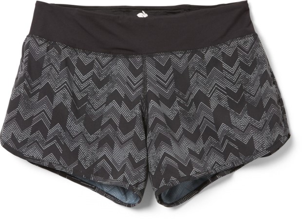 Rei Coop Schwarze Kaninchen Trichter Shorts Damen