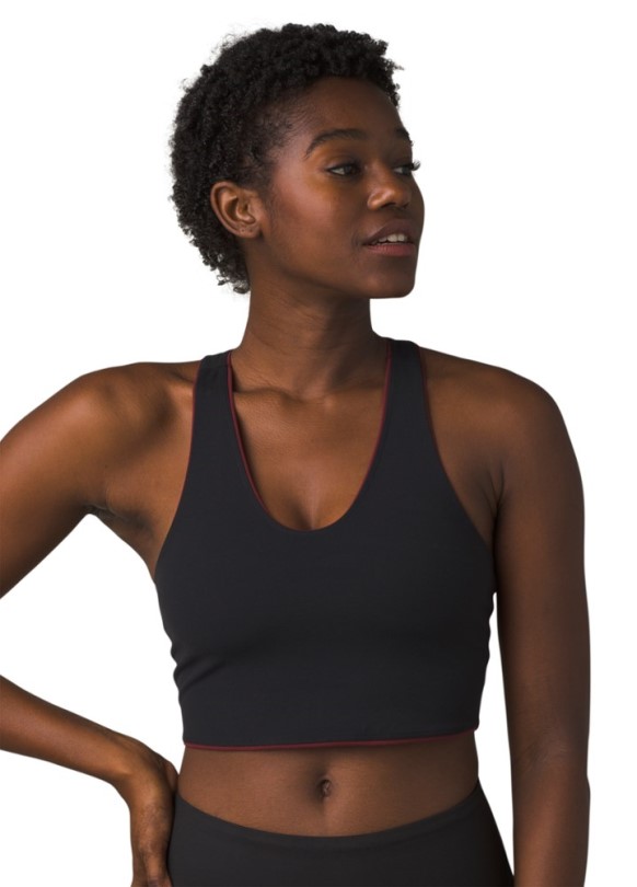 Schwarzes Rei-Coop-Prana-Momento-Crop-Top