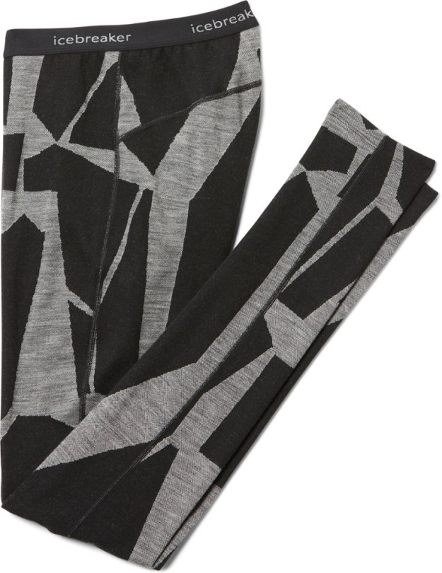 Rei Coop Black Icebreaker 250 Vertex Baselayer Leggings Damen