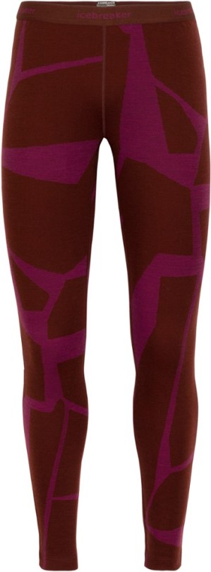 Rei Coop Icebreaker 250 Vertex Baselayer Leggings Damen Rot