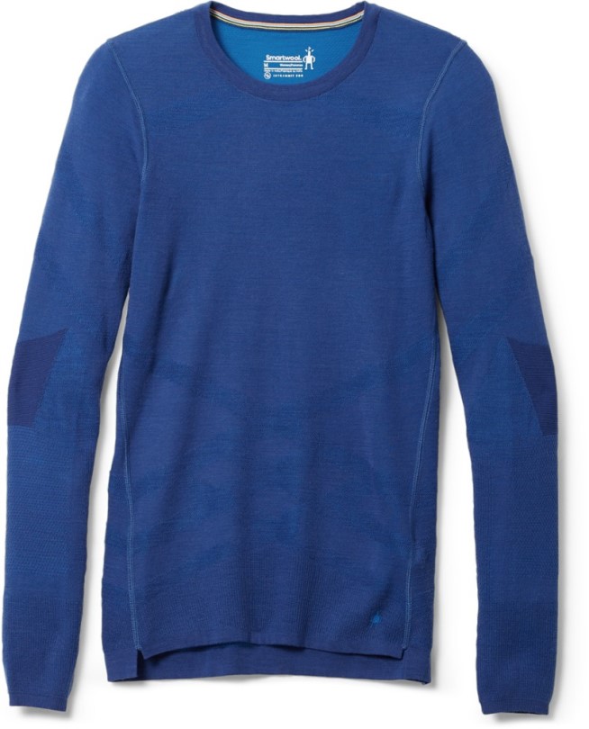 Blaues Smartwool Intraknit Thermal Merino Unterhemd Mit Rundem Bund Damen Rei Coop
