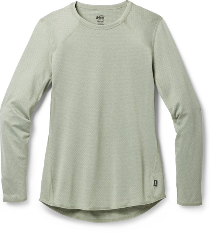 Celery Rei Co-op Leichtes Baselayer-Langarm-Crew-Top Damen