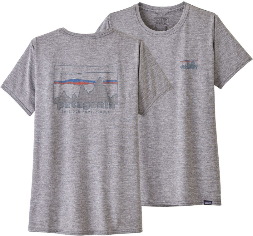 Rei Coop Patagonia Capilene Cool Daily Grafik T-shirt Damen Grau