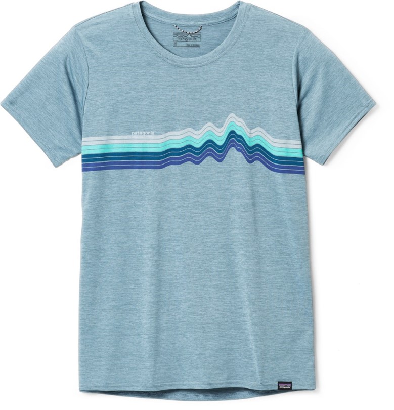 Grau Rei Coop Patagonia Capilene Cool Daily Grafik T-shirt Damen