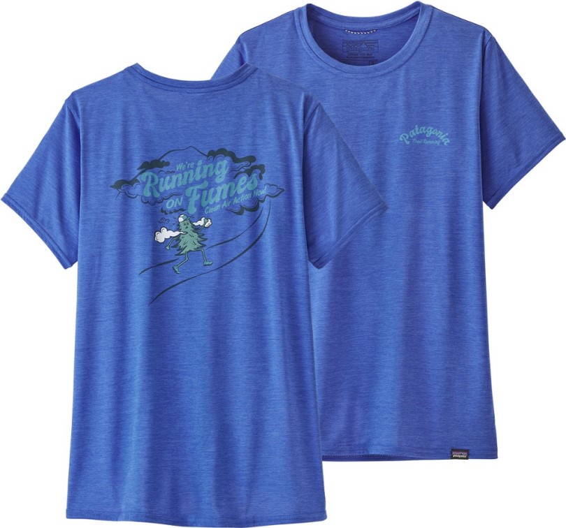 Rei Coop Patagonia Capilene Cool Daily Grafik T-shirt Damen Blau