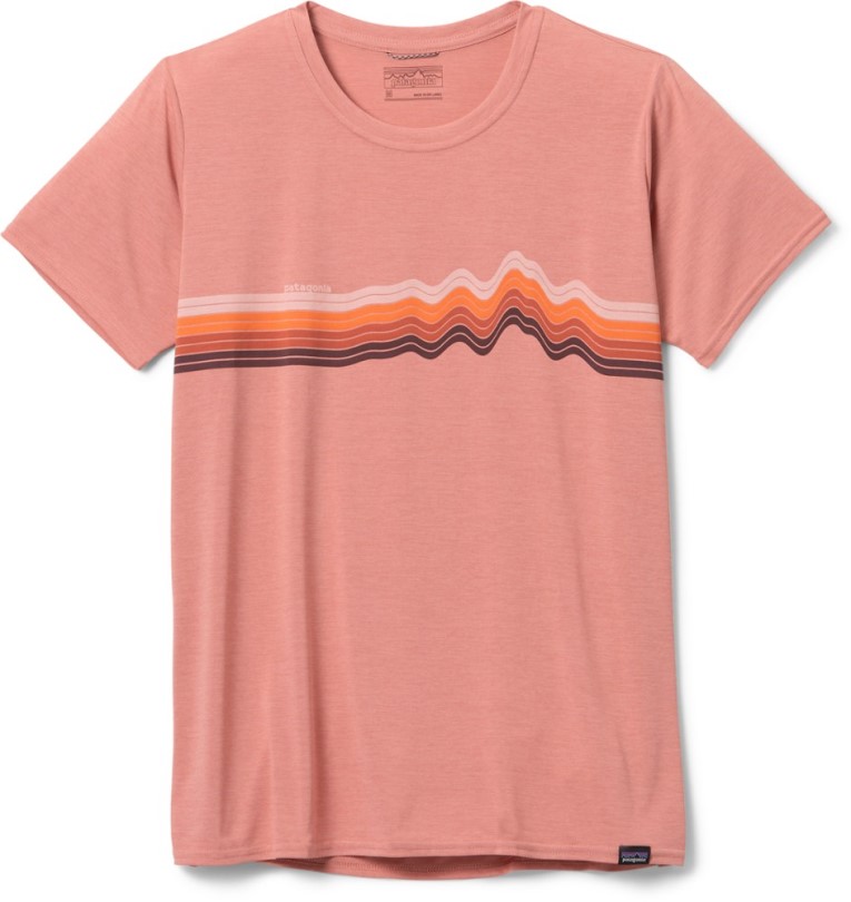 Rei Coop Pink Patagonia Capilene Cool Daily Grafik T-shirt Damen