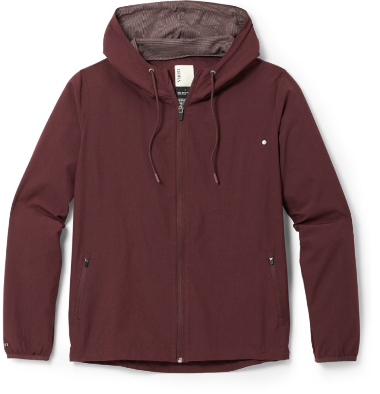 Vuori Outdoor Trainer Shell Jacke Damen Rei Coop Ruby ​​leinen Textur