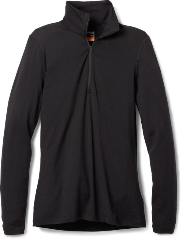 Black Rei Coop Icebreaker 200 Oasis Half-zip Top Damen