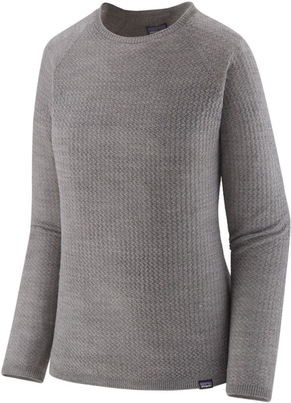 Grau Patagonia Capilene Air Crew Unterhemd Damen Rei Coop