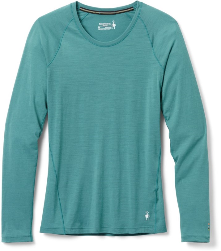 Blue Rei Coop Smartwool Classic Allseason Merino Baselayer Longsleeve Top Damen