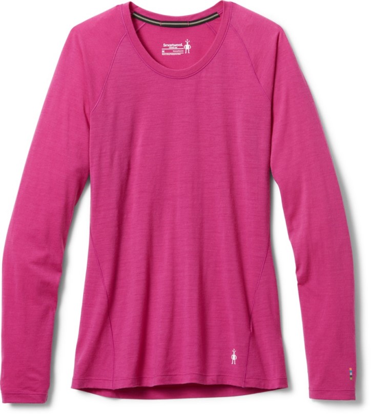 Fuchsia Smartwool Classic Allseason Merino Baselayer Longsleeve Damen Rei Coop