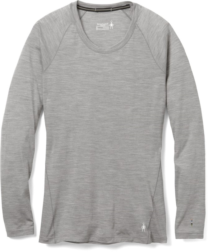 Rei Coop Hellgrau Smartwool Classic Allseason Merino Baselayer Longsleeve Top Damen