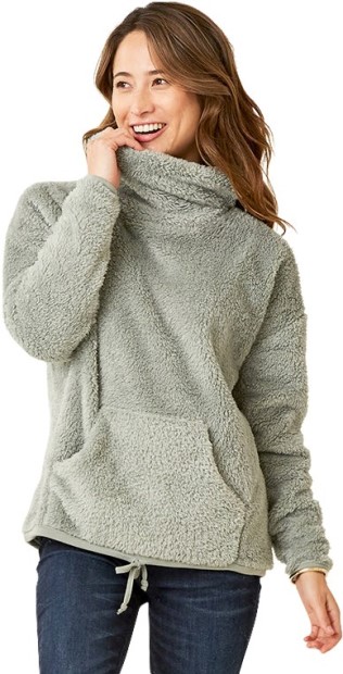 Carve Designs Roley Kapuzen-Fleecepullover Damen Thyme Rei Co-op