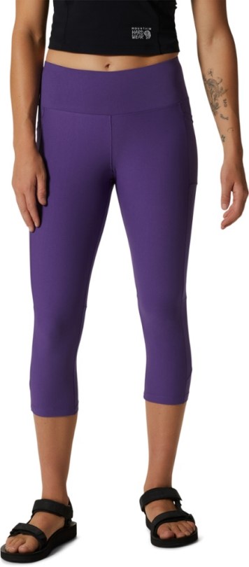 Mountain Hardwear Mountain Stretch Capristrumpfhose Damen Rei Coop Lila Juwel