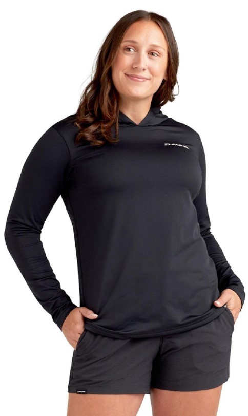 Dakine Hd Loose Fit Rashguard Hoodie Damen Schwarz Rei Coop