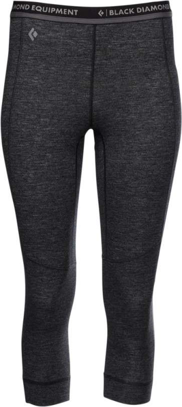 Black Rei Coop Black Diamond Solution 150 Merino Baselayer 3/4-strumpfhose Damen